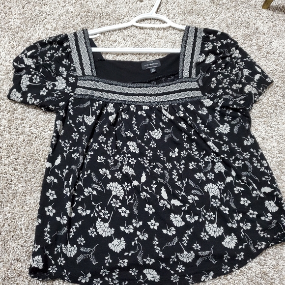 Lucky Brand Peasant Top in size Small - Picture 1 of 3